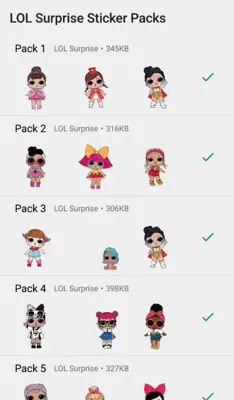 LoL Surprise Stickers For Whatsapp - WAStickerApps android App screenshot 0