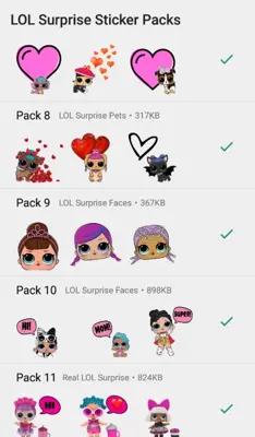 LoL Surprise Stickers For Whatsapp - WAStickerApps android App screenshot 1